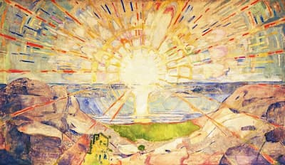 Munch: The Sun (1909) (Oslo University) 