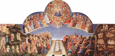 Fra Angelico: The Last Judgement (1425-1430) (Florence, Museum of San Marco)