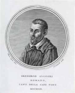 Gregorio Allegri and the series of Miserere recordings