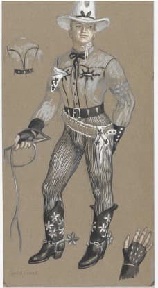 Jared French: Costume design for Billy (1938) (MoMA)