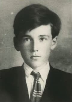 Richter as a young boy
