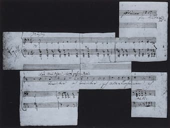 Schubert: Death and the Maiden manuscript