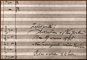 Dvořák’s Cello Concerto in B minor manuscript