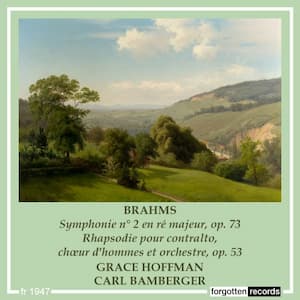 A Lost Soul: Brahms’ Alto Rhapsody