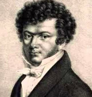 Composer, Ferdinand Ries (1784-1838), friend, pupil, and secretary of Beethoven. His music is virtually unknown today.
