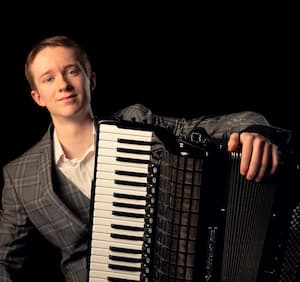 Scottish accordionist Ryan Corbett