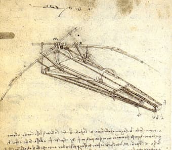 Leonardo da Vinci: Design for a Flying Machine