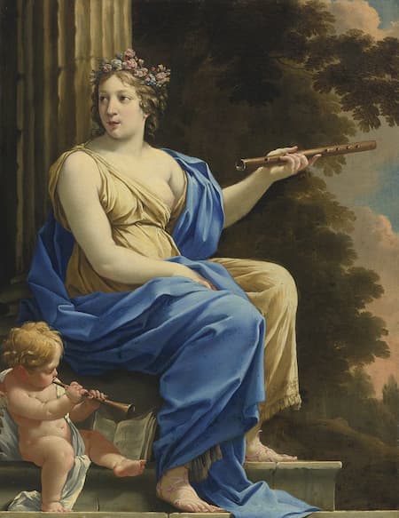 Simon Vouet: Euterpe (17th century)