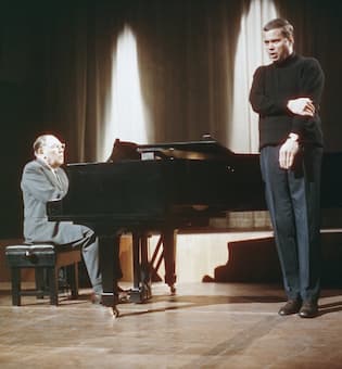 Dietrich Fischer-Dieskau and Gerald Moore, ca. 1965
