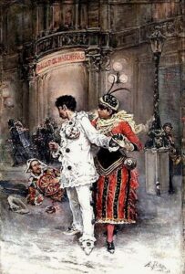 August Pollak: Scene from Un ballo in Maschera, 1884