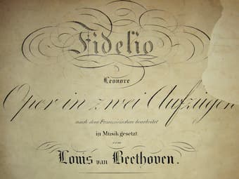Beethoven's successful opera Fidelio