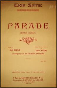 Erik Satie's Parade 1st edition