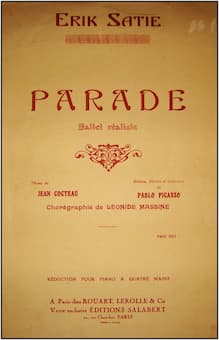 Erik Satie's Parade 1st edition