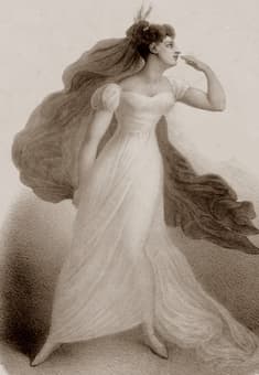 Martinet: Harriet Smithson as Ophelia in Hamlet (ca. 1827) (Bibliothèque nationale de France, département Musique)