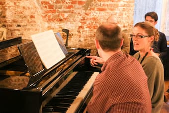 Pianists at Finchcocks course