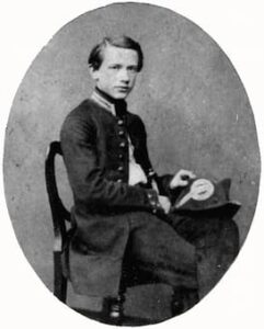 Pyotr Ilyich Tchaikovsky at graduation in 1859