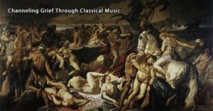 How did classical composers find solace in the process of composition?