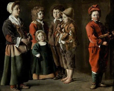 Antoine Le Nain (attributed to), Peasant Children (ca. 1630-1640) (Glasgow Museums)