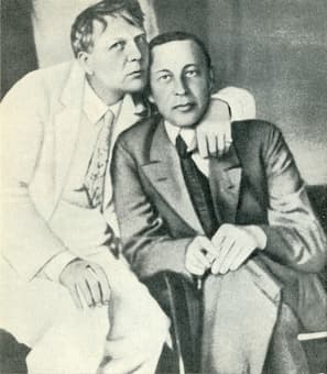 Chaliapin with Rachmaninoff, 1916