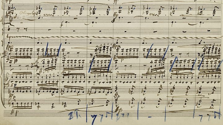 Autograph manuscript of Mahler's Resurrection Symphony
