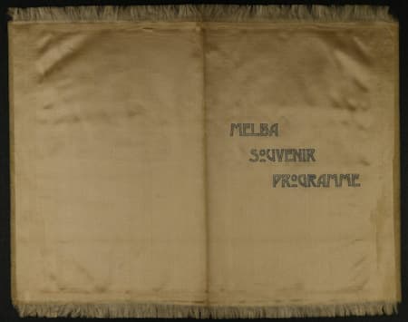 Nellie Melba- cover, 1902(V&A Museum)