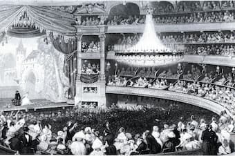 Théâtre-Italien in Paris, c. 1840