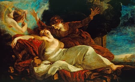 Joshua Reynolds: The Death of Dido, c. 1775-1781 (Royal Collection Trust)