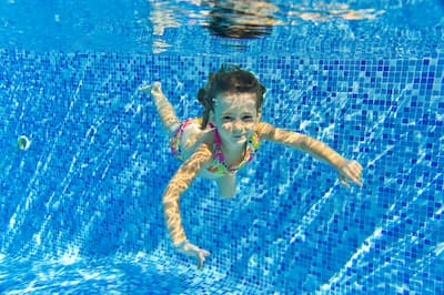 Child Swimming