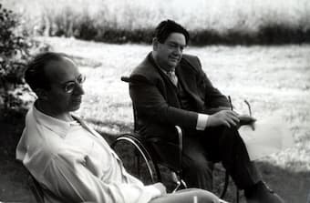 Copland and Milhaud in 1949