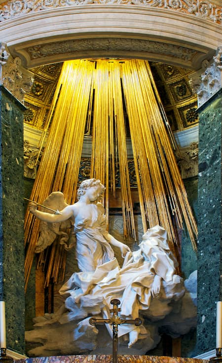 Bernini: Ecstasy of Saint Teresa, 1647-1652 (Rome: Santa Maria della Vittoria)