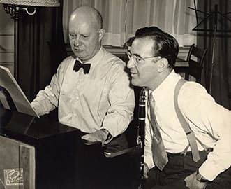 Paul Hindemith and Benny Goodman, ca. 1947