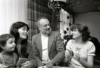 Kurt Masur and his family, 1981