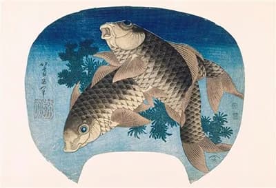 Hokusai: Two Carp