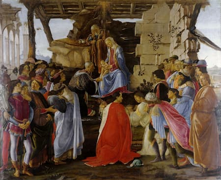 Botticelli: Adoration of the Magi, 1475 (Uffizi Gallery)