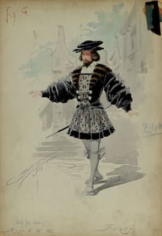 The figure of Attilio Comelli as Faust, 1903 (Archivio Storico Ricordi)