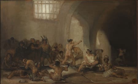 Goya: Casa de locos, 1812-19819 (Madrid: Real Academia de Bellas Artes de San Fernando)