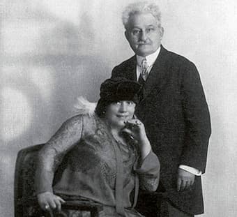 Janáček with Kamila Stösslová