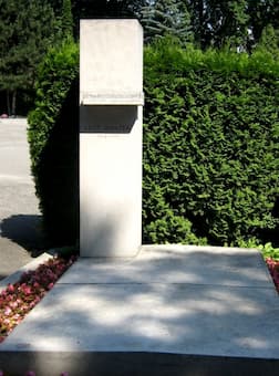 Janáček's grave in Brno