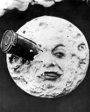 Méliès: Le voyage dans la lune, Arrival on the moon, 1902