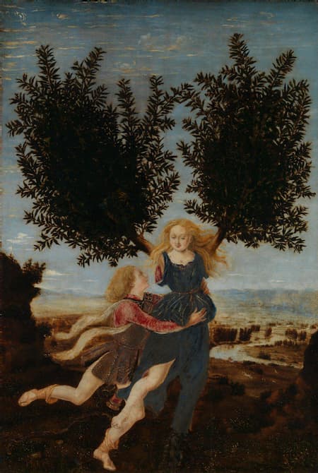 Piero del Pollaiuolo: Apollo and Daphne, ca 1470-80 (London: National Gallery)