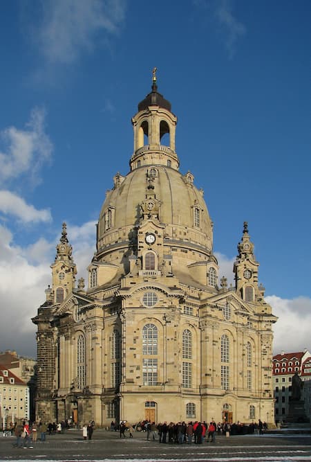 The reconstructed Dresden Frauenkirchen