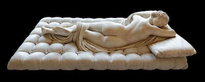 Anonymous / Bernini: Sleeping Hermaphroditus (Louvre Museum)