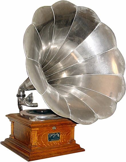 Victor V phonograph, ca. 1907