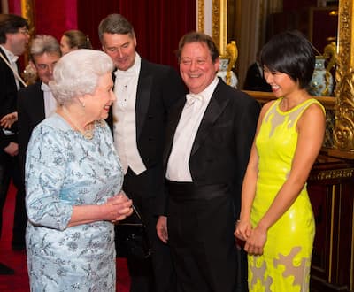 HM Queen Elizabeth II with Yuja Wang