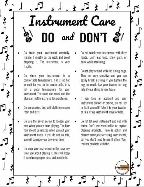 music teachers do and don't