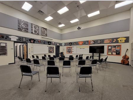 how school music teachers organize the classroom