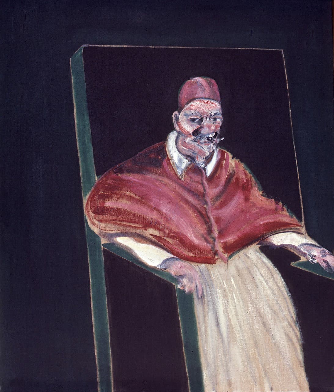 Bacon: Study for a Pope II, 1961 (Vatican Museums)