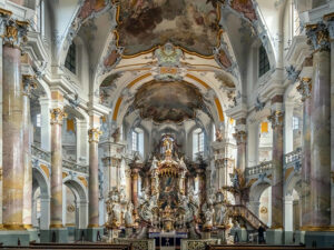 A Baroque church in Germany