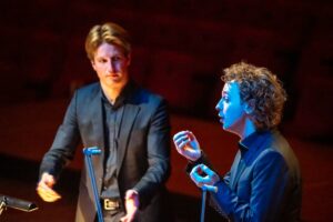 Photo of Raoul Steffani performance at a concert with Barbara Hannigan, Camerata RCO & Rolf Verbeek / De Doelen Rotterdam