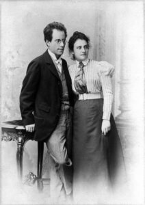 Gustav Mahler with his sister Justine Mahler